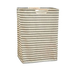 Panier à linge chic à rayures - Vignette | Au comptoir des paniers