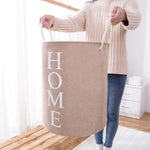 Panier à linge chic avec imprimé - Vignette | Au comptoir des paniers