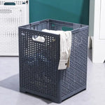Panier à linge plastique rectangulaire et pliable - Vignette | Au comptoir des paniers