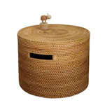 Panier de rangement avec couvercle polyvalent et classe - Vignette | Au comptoir des paniers