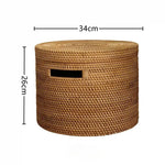 Panier de rangement avec couvercle polyvalent et classe - Vignette | Au comptoir des paniers