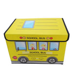 Panier de rangement de jouet au design de bus - Vignette | Au comptoir des paniers