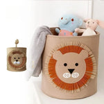 Panier de rangement de jouet au design de lion - Vignette | Au comptoir des paniers