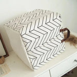 Panier de rangement de jouet motifs géométriques - Vignette | Au comptoir des paniers