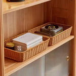 Panier en osier rangement rectangulaire - Vignette | Au comptoir des paniers