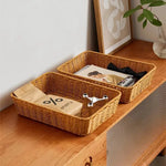 Panier en osier rangement rectangulaire - Vignette | Au comptoir des paniers