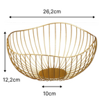 Grand panier à fruit en métal - Vignette | Au comptoir des paniers
