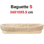 Panier à pain en forme de baguette de type banneton - Vignette | Au comptoir des paniers