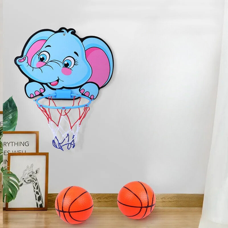 Kit panier de basket enfant en forme d'éléphant