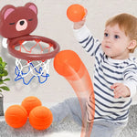 Panier de basket enfant en forme d'ourson mignon - Vignette | Au comptoir des paniers