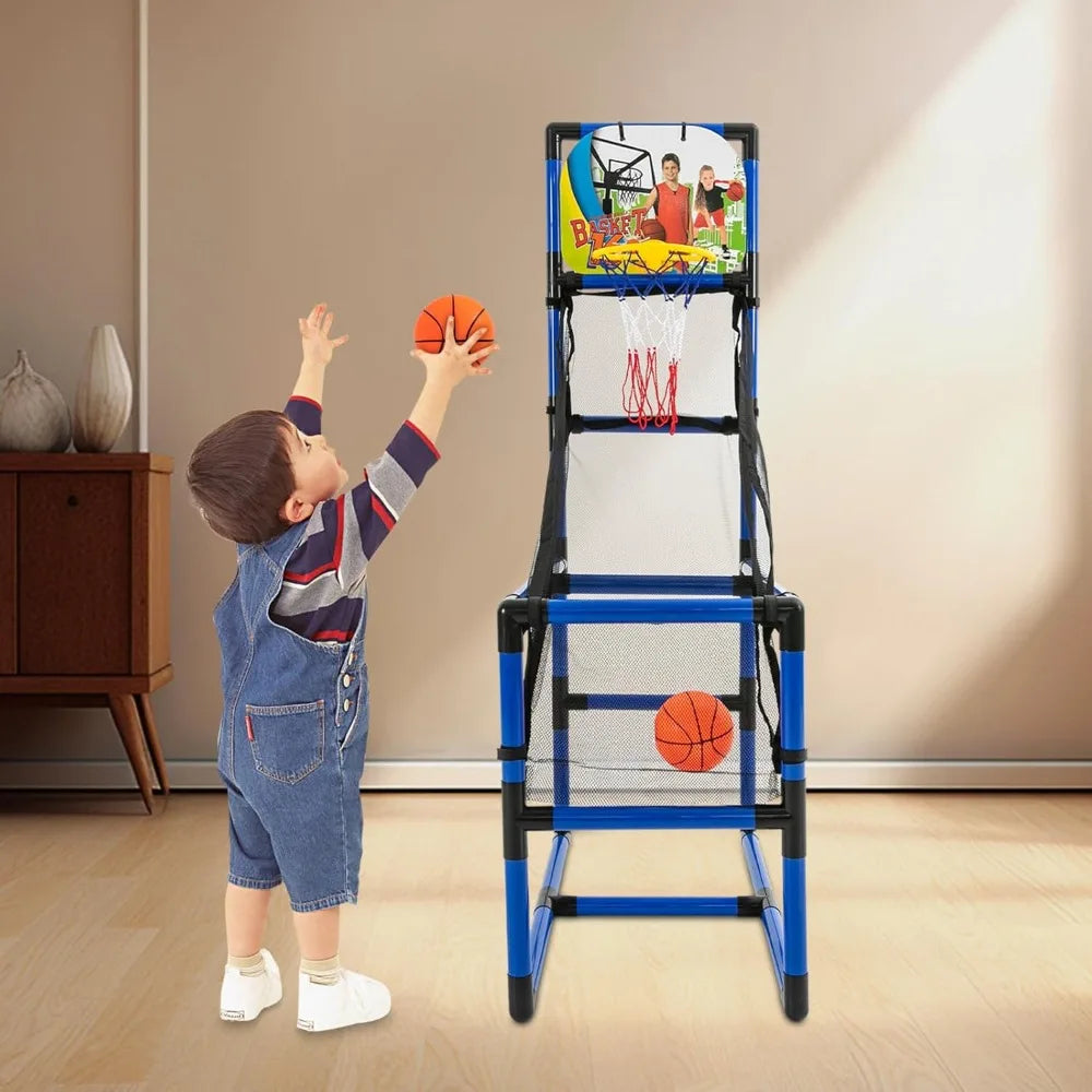 Panier de basket enfant avec rampe de retour