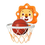 Panier de basket enfant avec tête de lion - Vignette | Au comptoir des paniers