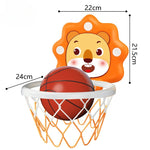 Panier de basket enfant avec tête de lion - Vignette | Au comptoir des paniers